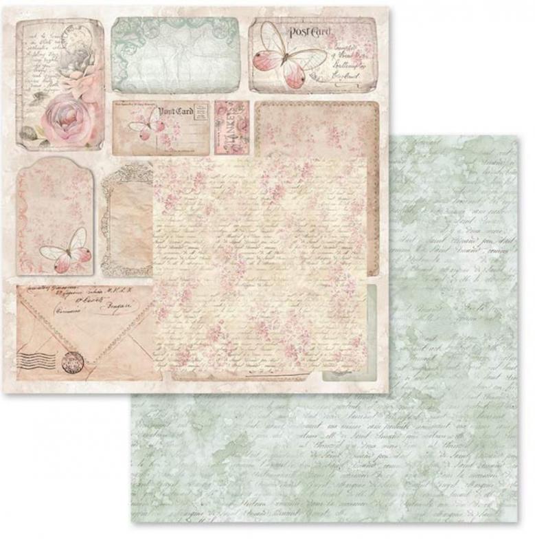 STAMPERIA SHABBY ROSE KAĞIT SET