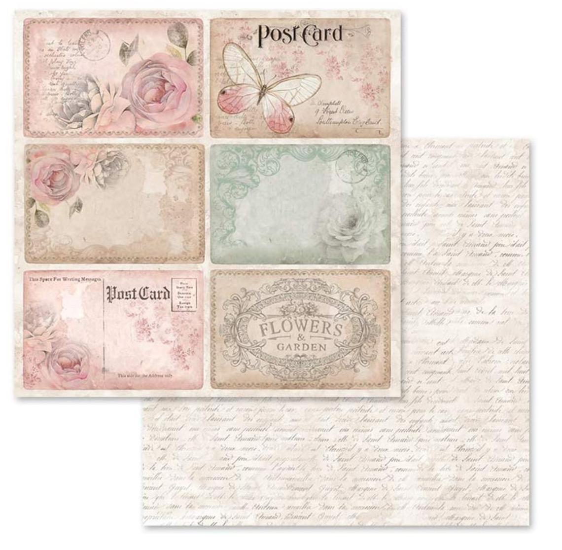 STAMPERIA SHABBY ROSE KAĞIT SET