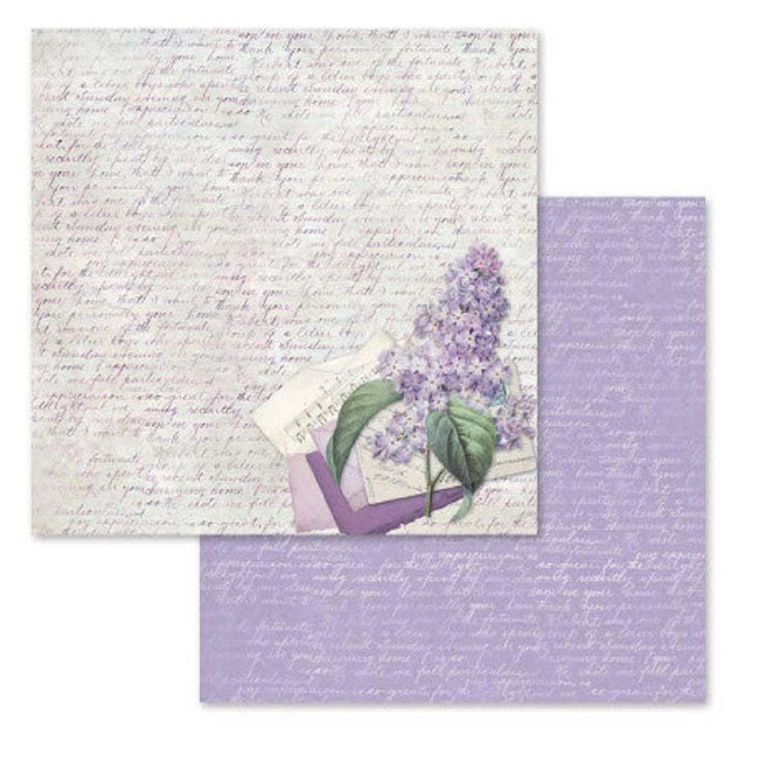 STAMPERIA LILAC FLOWERS KAĞIT SET