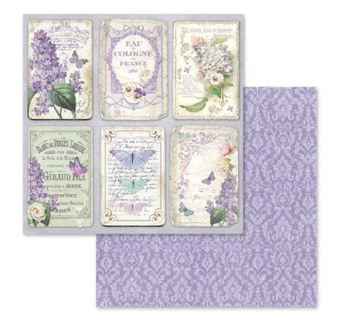 STAMPERIA LILAC FLOWERS KAĞIT SET