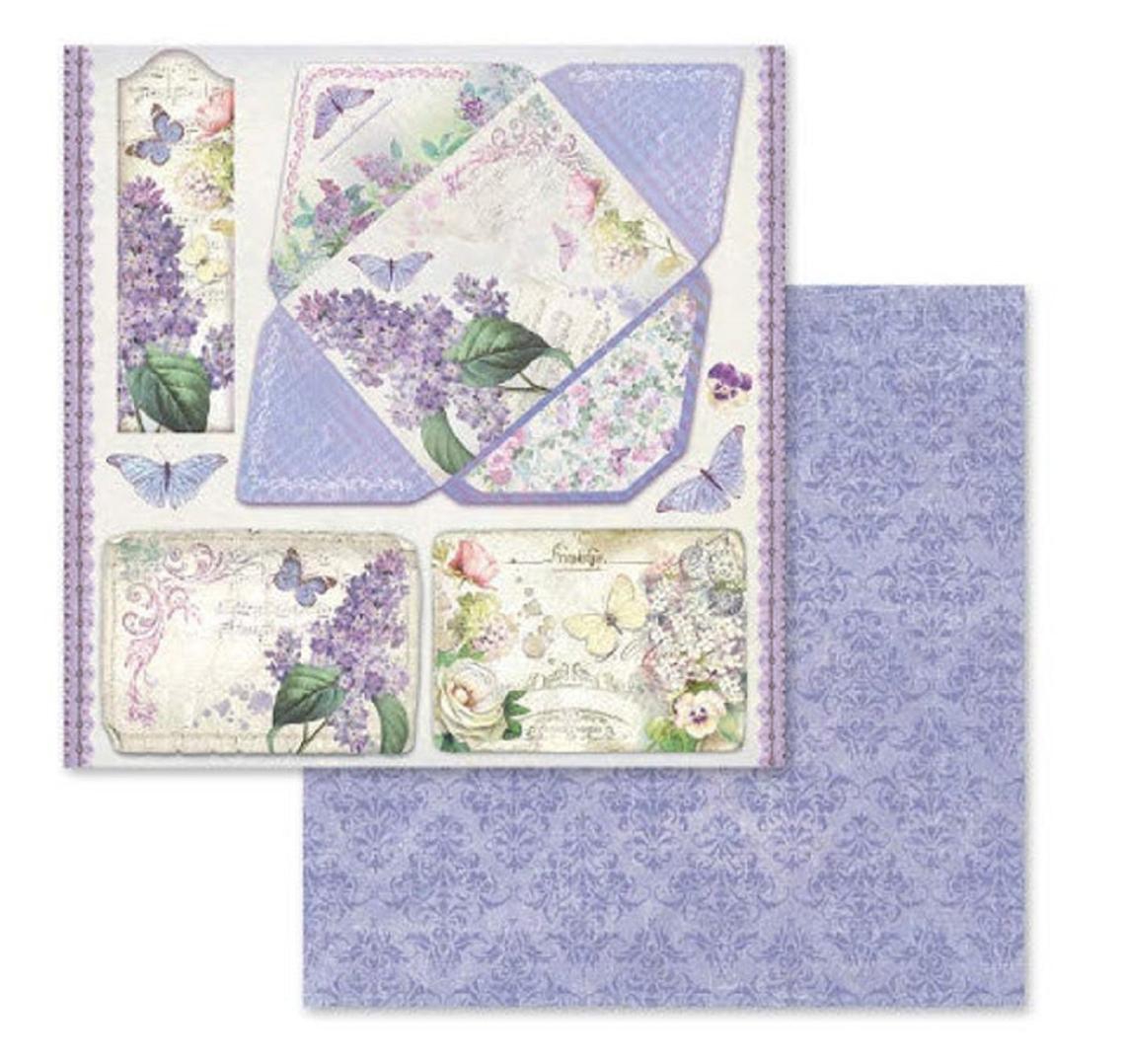 STAMPERIA LILAC FLOWERS KAĞIT SET