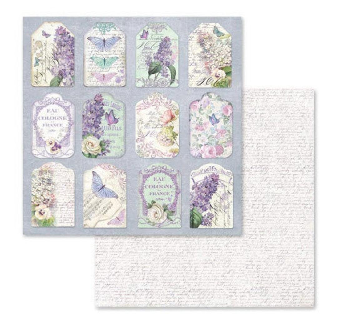 STAMPERIA LILAC FLOWERS KAĞIT SET