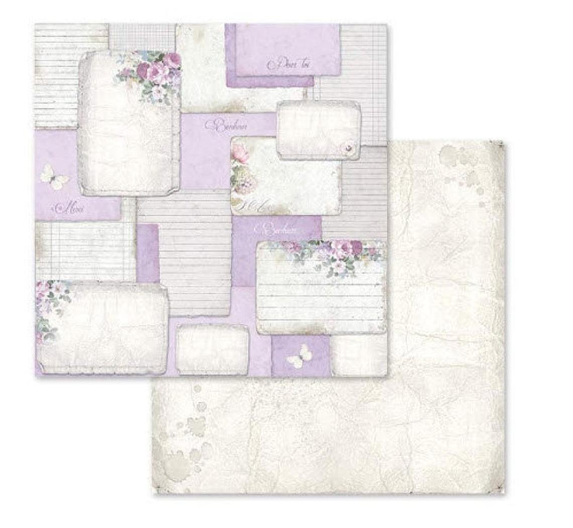 STAMPERIA LILAC FLOWERS KAĞIT SET