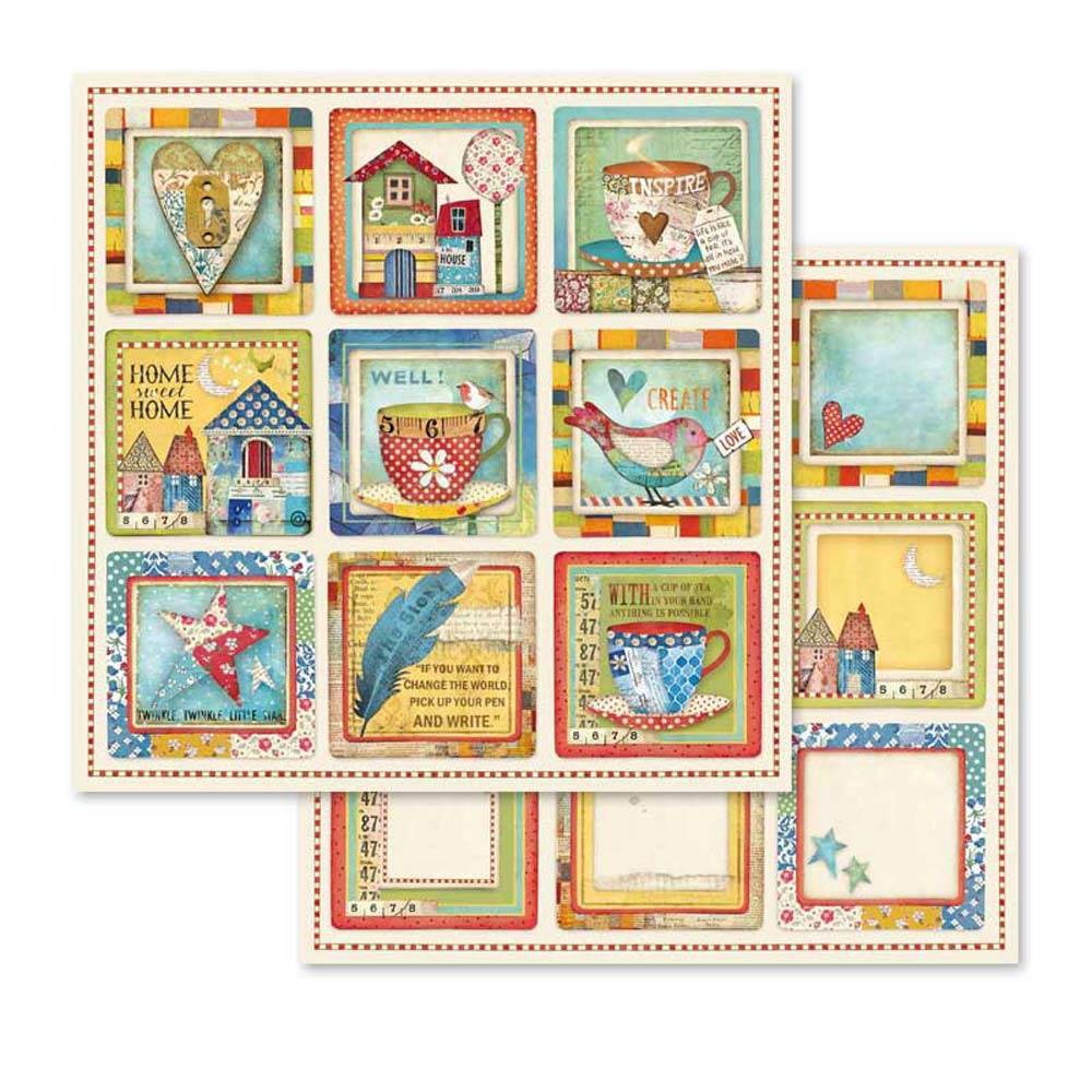 STAMPERIA PATCHWORK KAĞIT SET