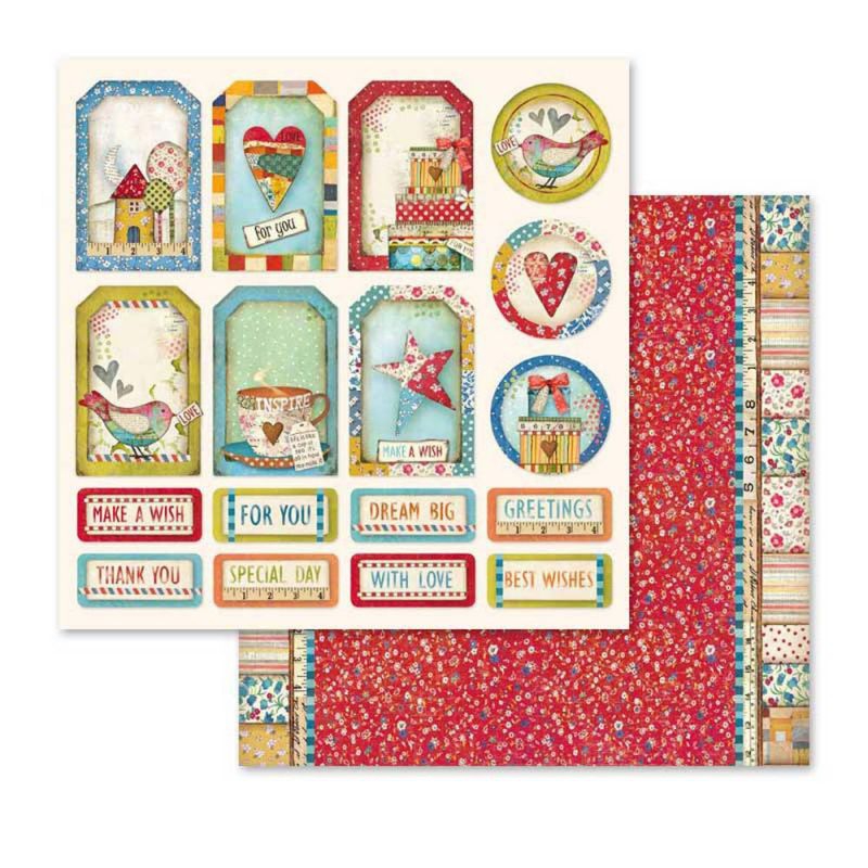 STAMPERIA PATCHWORK KAĞIT SET