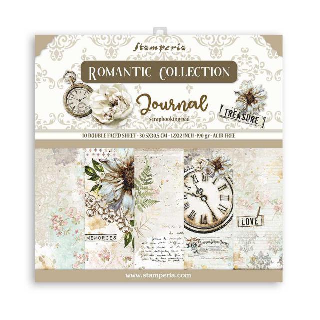 STAMPERIA ROMANTIC JOURNAL KAĞIT SET