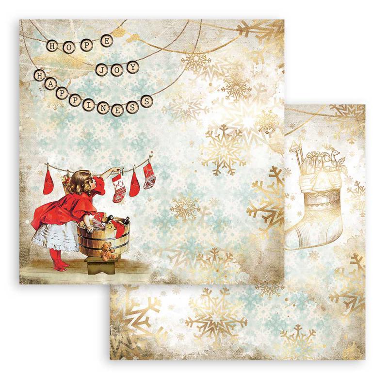 STAMPERIA ROMANTIC CHRISTMAS KAĞIT SET