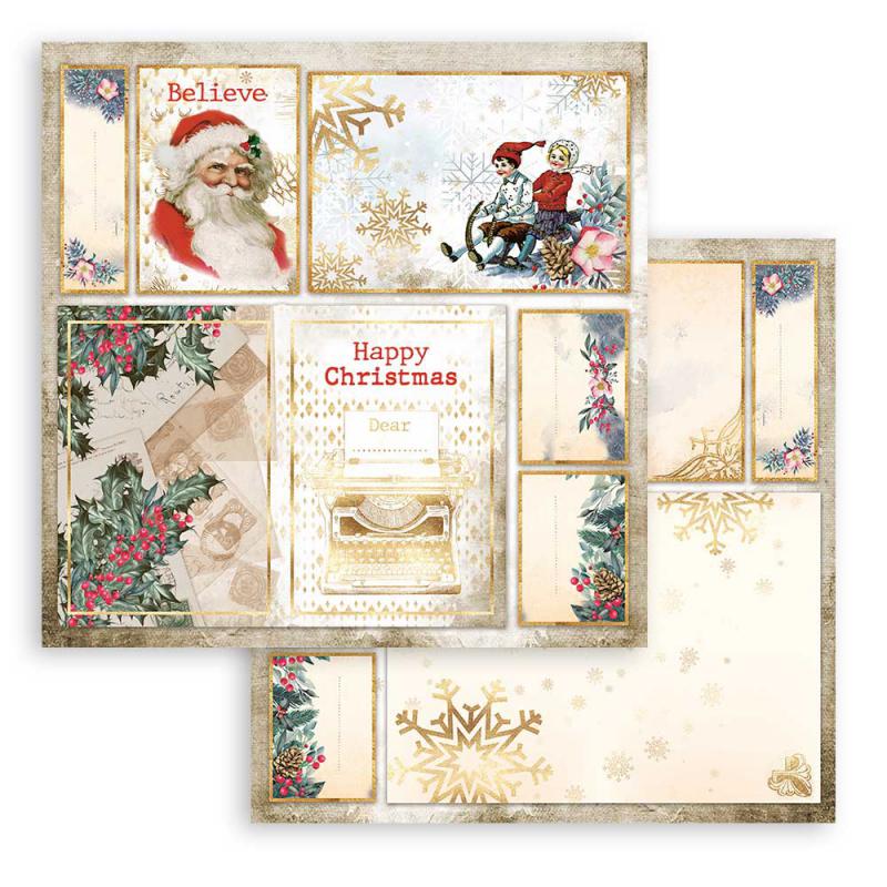 STAMPERIA ROMANTIC CHRISTMAS KAĞIT SET