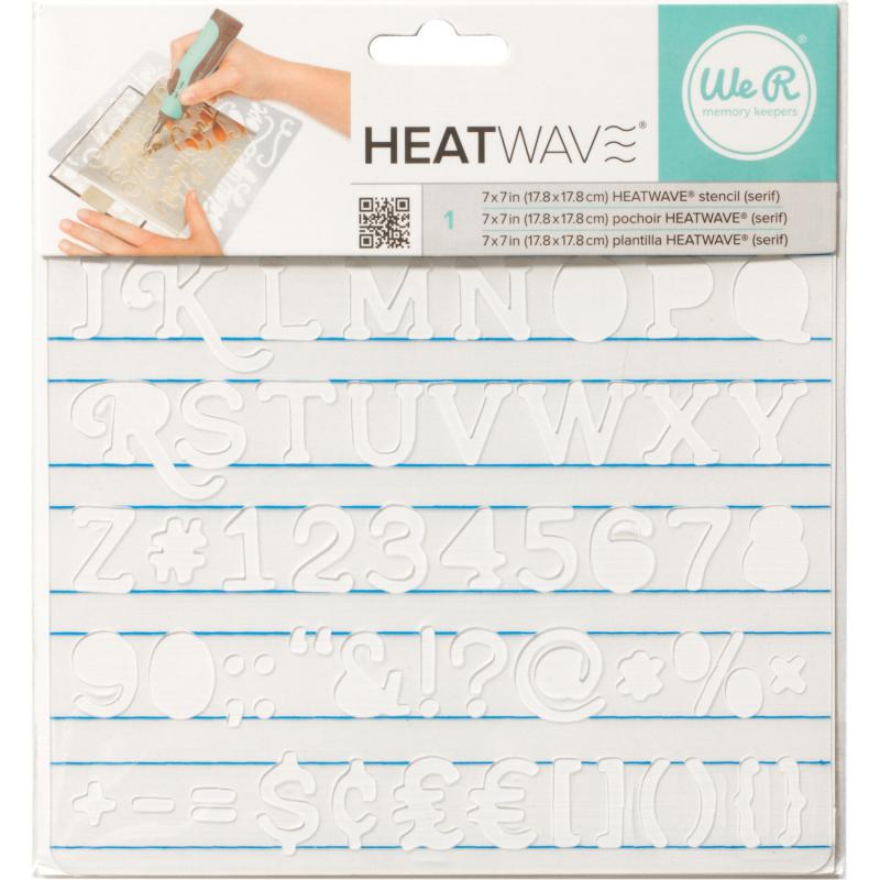 HeatWave Serif ALFABE STENCİL 