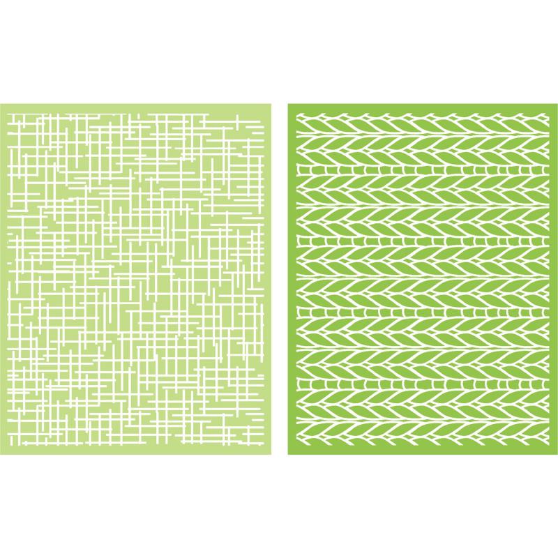 Embossing Folder Woven - KAĞIT KABARTMA KALIBI