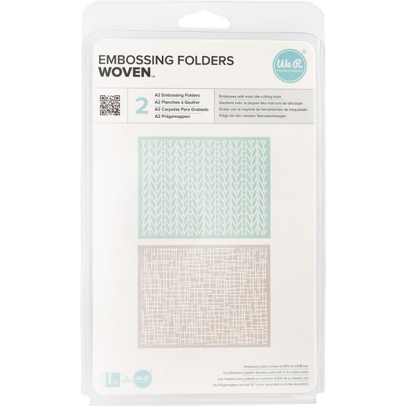 Embossing Folder Woven - KAĞIT KABARTMA KALIBI