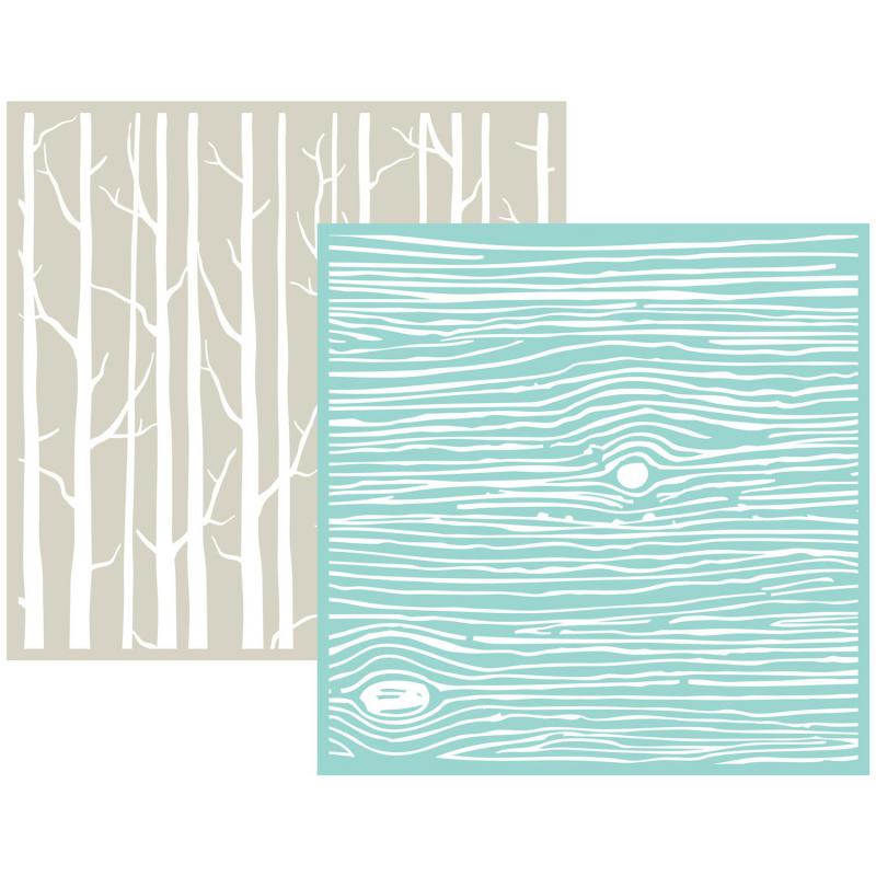 Embossing Folder Wood Grain -  KAĞIT KABARTMA KALIBI