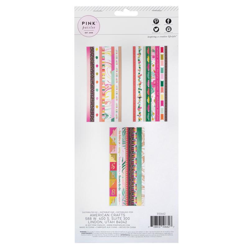 Confetti Wishes Washi Tape DESENLİ BANT