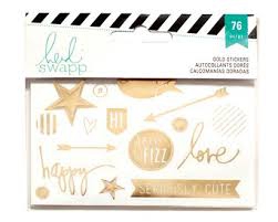 Heidi Swapp Gold STICKER