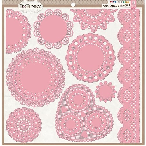 Lace Stickable  STENCILS