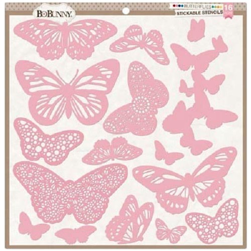 Butterflies Stickable  STENCILS