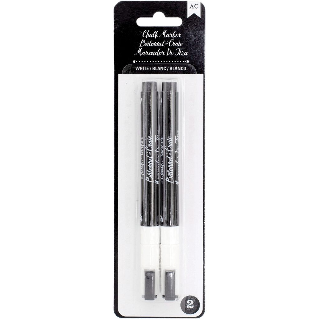 ChalkMarker whte 2 Pk - TEBEŞİR KALEMİ