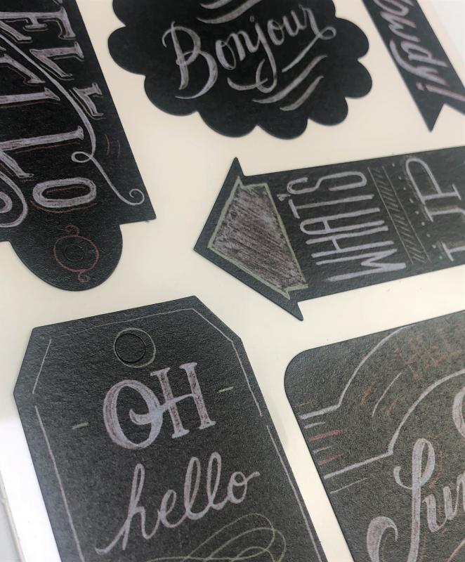 Chalkboard Greetings STICKER