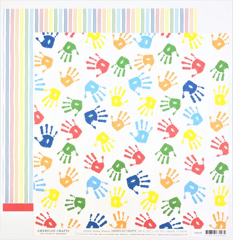 30,5X30,5 cm Handprints