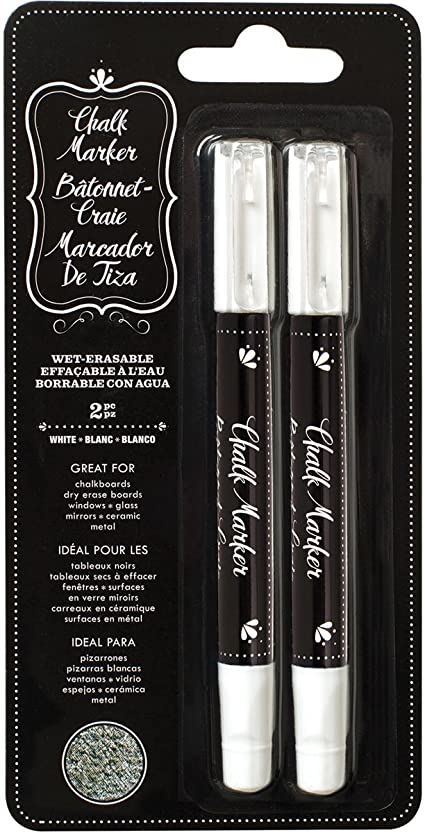 Erase Chalk Marker White 2 Pc - TEBEŞİR KALEM