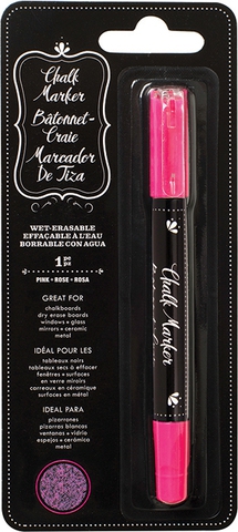 Erase Chalk Marker Pink 1 Pc - TEBEŞİR KALEM