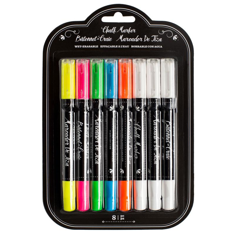 Chalk Marker 8 Pk - TEBEŞİR KALEM