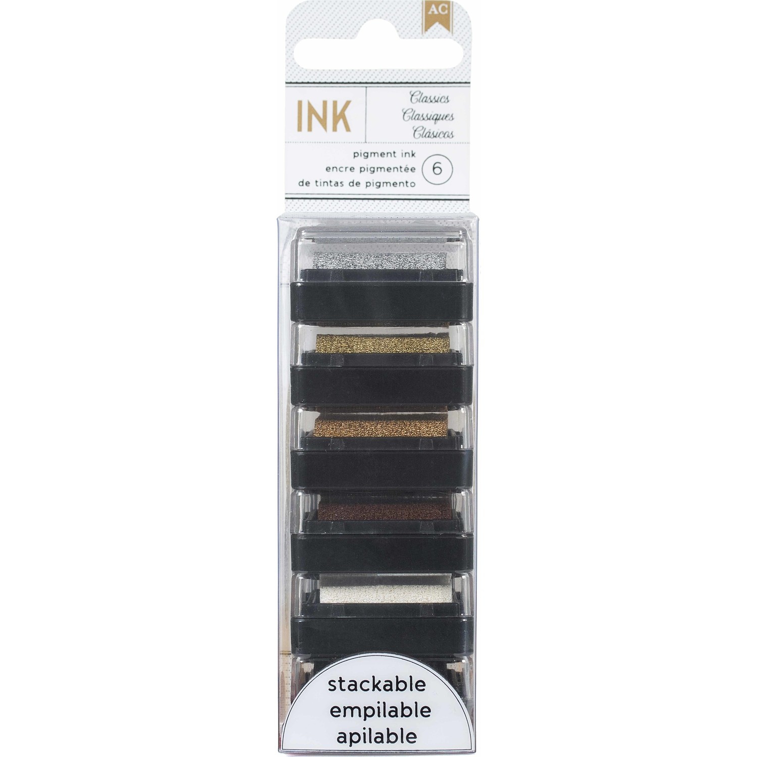 Mini Stamp Set 6pk Classics RENKLİ MÜHÜR