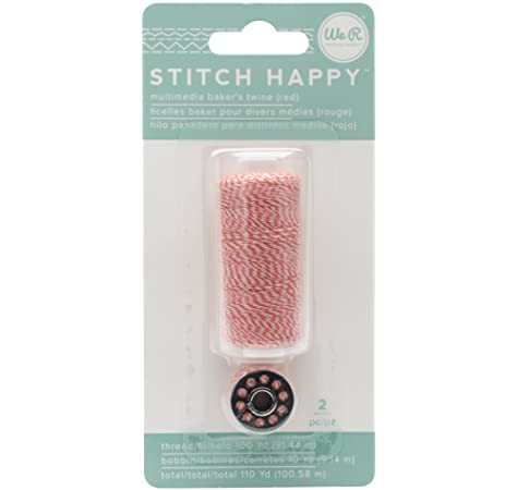 WR StchHappy Twine Red - Kırmızı Beyaz İp