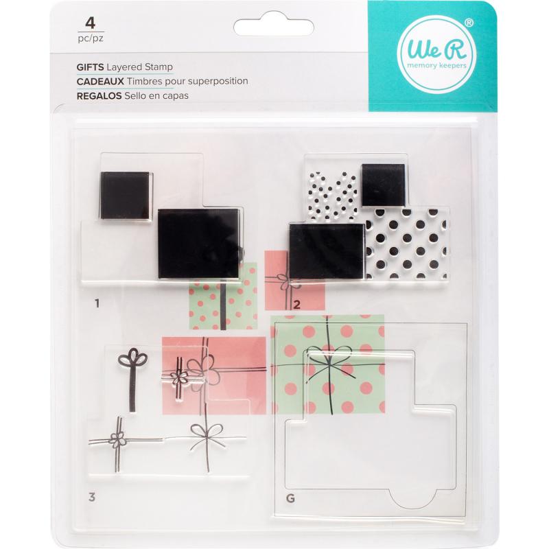 Stamp Set Gifts 4pc STAMPA