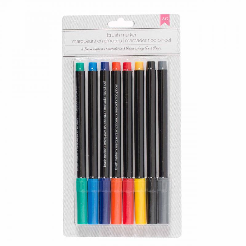 Brush Marker-8pk FIRÇA UÇLU KALEM