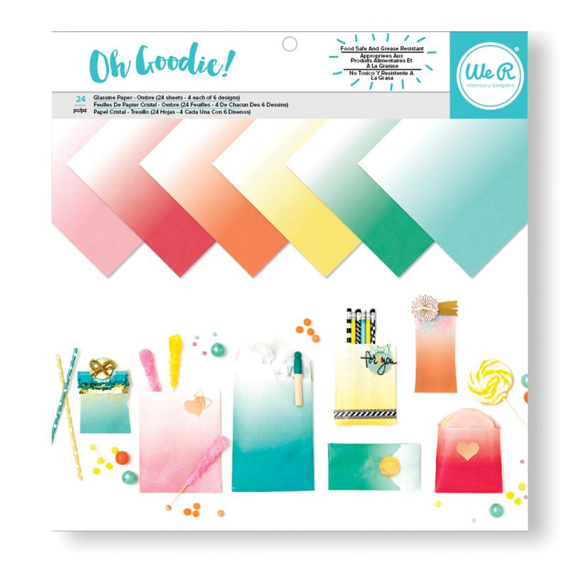 WR Oh Goodie 12x12 Ombre 24PK - PELUR KAĞIT