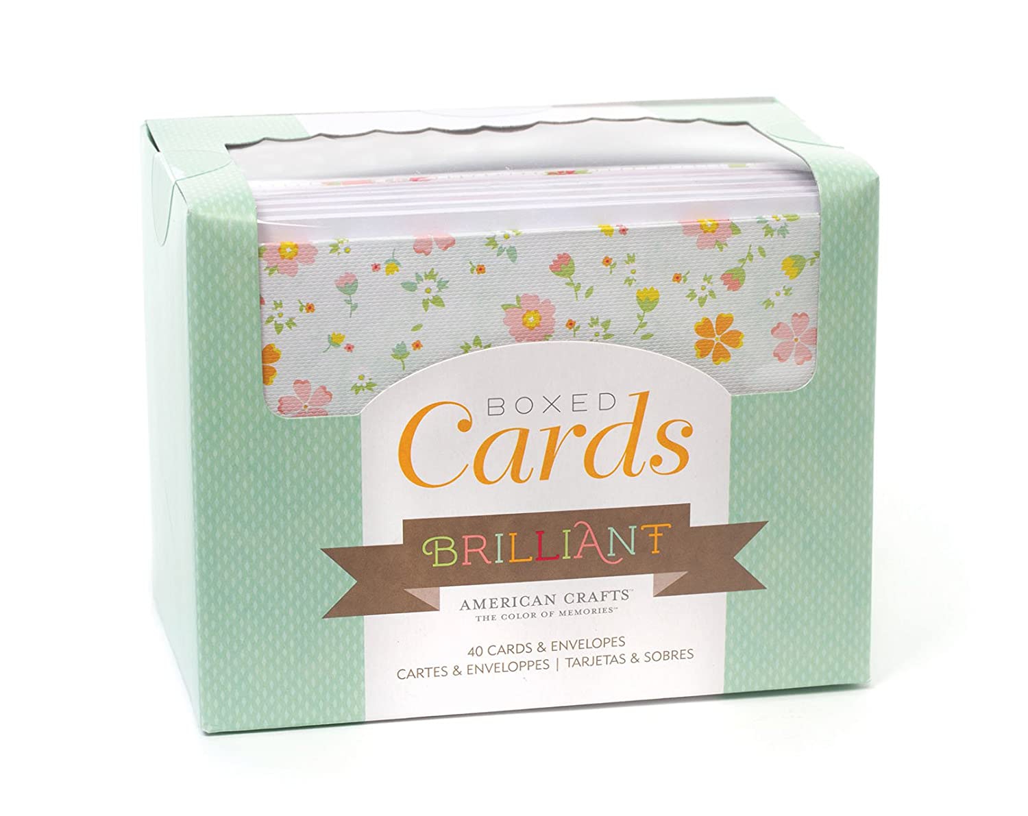 Boxed 40 Card/Env - Brilliant TEBRİK KARTLARI