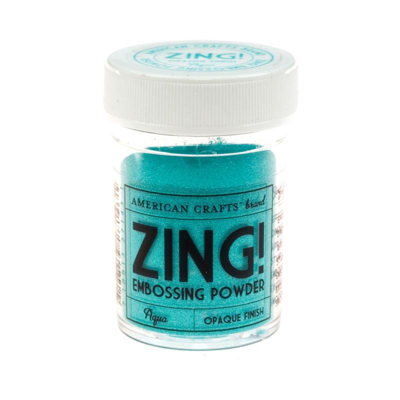 Embossing Powder Aqua